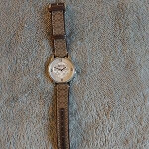 Coach Brown and Silver Women's Watch